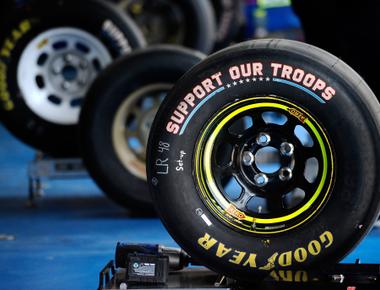 Most nascar teams use nitrogen in their tires instead of air