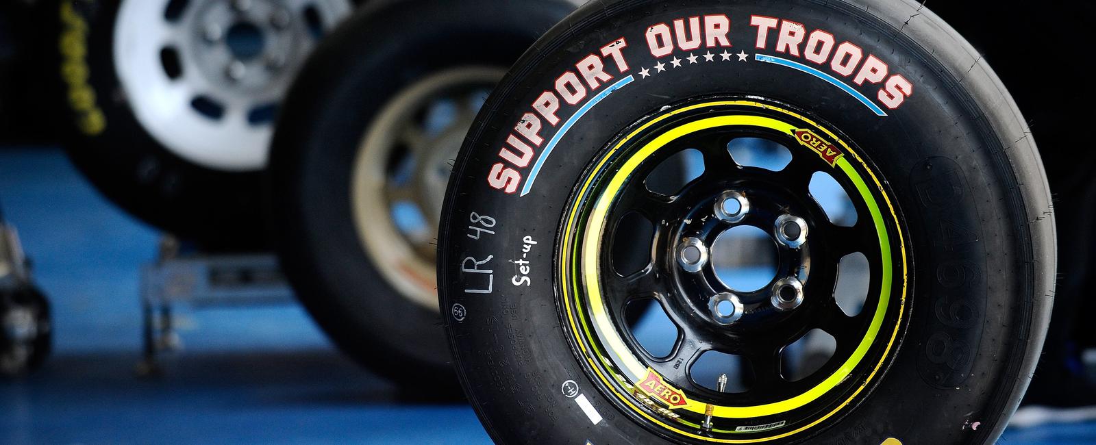 Most nascar teams use nitrogen in their tires instead of air