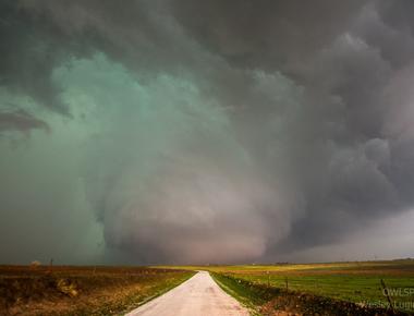 When the skies turn green it means a tornado or severe thunderstorm is coming