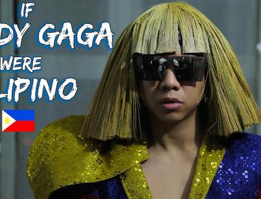 The word gaga in filipino refers to a stupid and idiotic girl