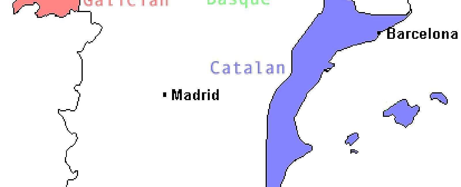 Spanish is the official language of spain but basque galician and catalan are all official languages in their specific regions