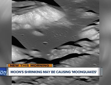 New study on the moon shows it is still shrinking with recent moonquakes as it cools