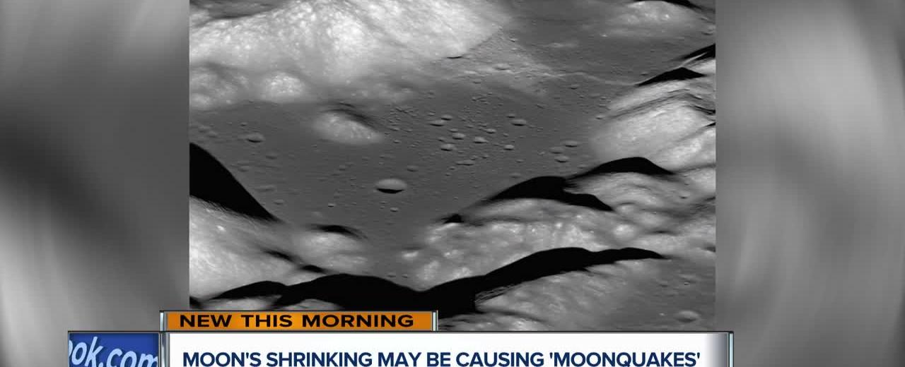 New study on the moon shows it is still shrinking with recent moonquakes as it cools