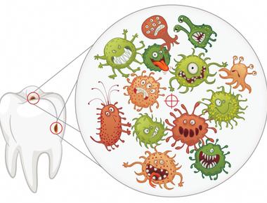 Around 50 per cent of the bacteria in our mouth lives on the surface of our tongue