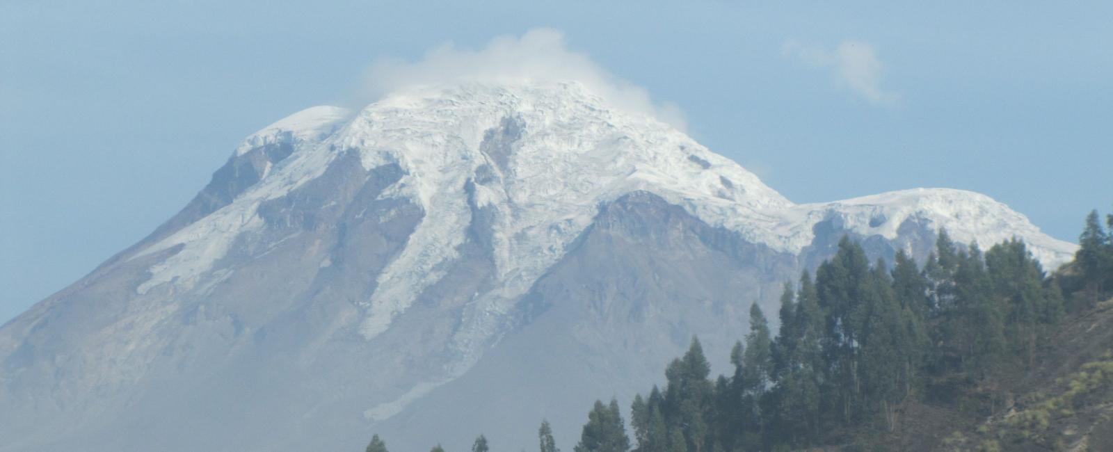 Even though it is shorter than mount everest mount chimborazo in ecuador has the closest peak to outer space due to its location close to the equator