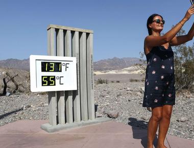 Death valley recorded the hottest temperature 130 fahrenheit on earth on august 17th 2020