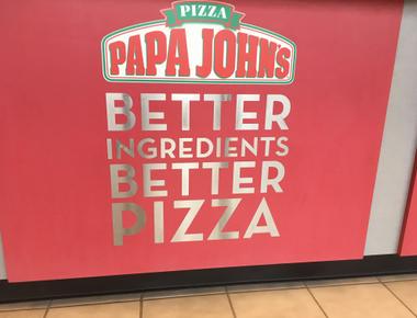 Better ingredients better pizza has been used as an ad slogan by which company papa john s