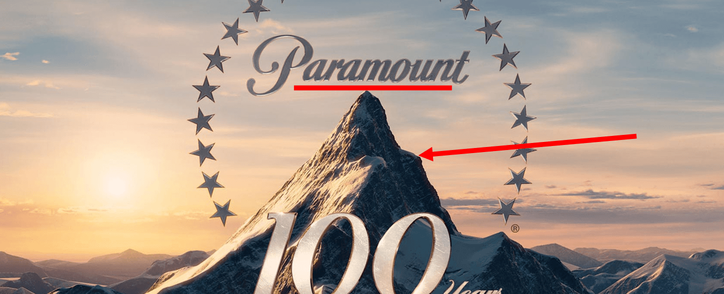 There are 22 stars in the paramount studios logo