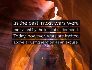 Around 7 of all wars in history were religiously motivated