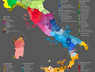 The florentine dialect was chosen as the national language of italy most regions in italy primarily speak their own dialect to this day