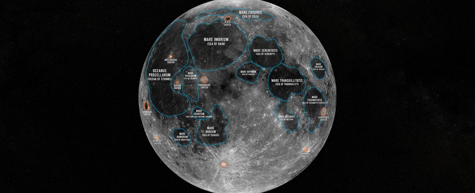 There are 9 113 official recorded features on the moon only 421 4 6 of the features are not craters