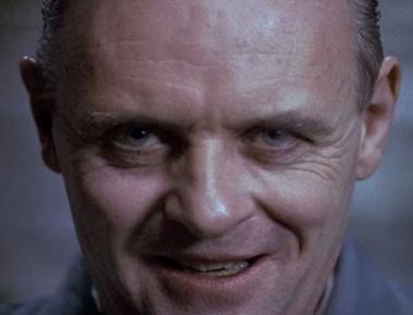 In silence of the lambs hannibal lector anthony hopkins never blinks