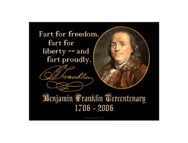 Benjamin franklin wrote fart proudly a scientific essay about farts