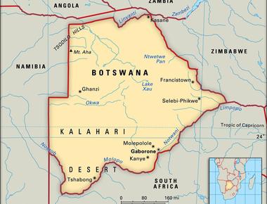 Botswana has a language made entirely of clicks