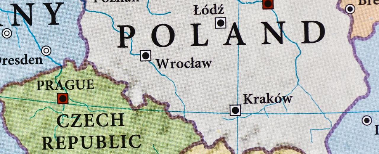 What country is bordered by germany the czech republic slovakia and the ukraine poland