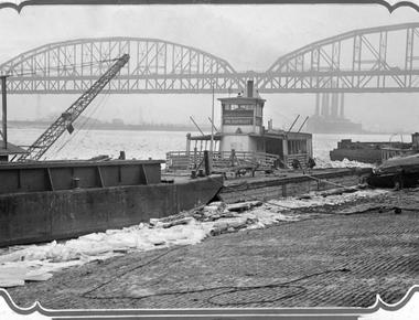 In 1899 it was so cold that the mississippi river froze over its entire length