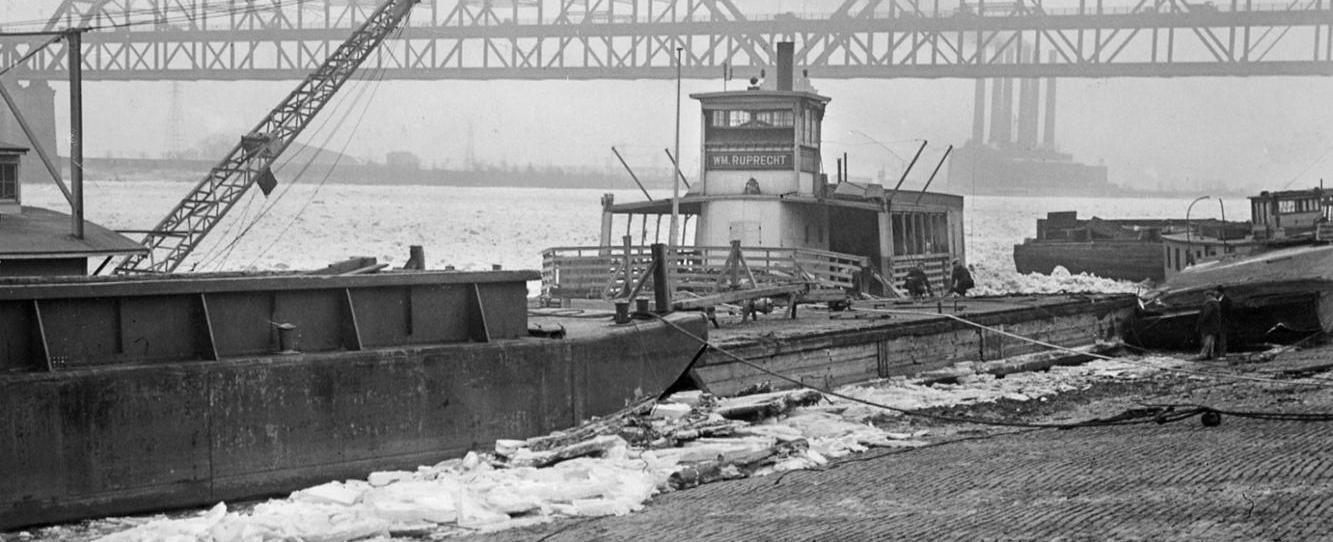 In 1899 it was so cold that the mississippi river froze over its entire length