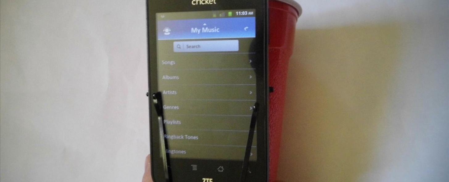 The easiest way to crank up your smartphone s speaker volume is using an empty cup