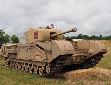 Churchill sherman and panzer were all developed as types of what tank