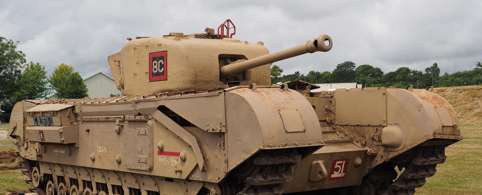 Churchill sherman and panzer were all developed as types of what tank