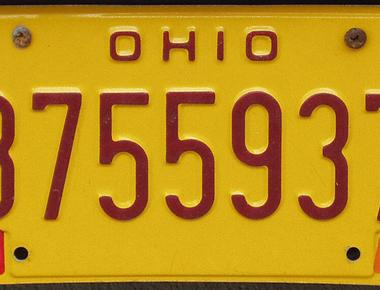 Ohio dui offenders must use yellow license plates