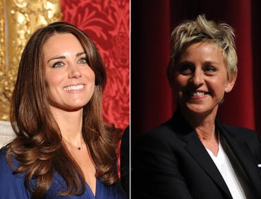 Ellen degeneres is distantly related to kate middleton