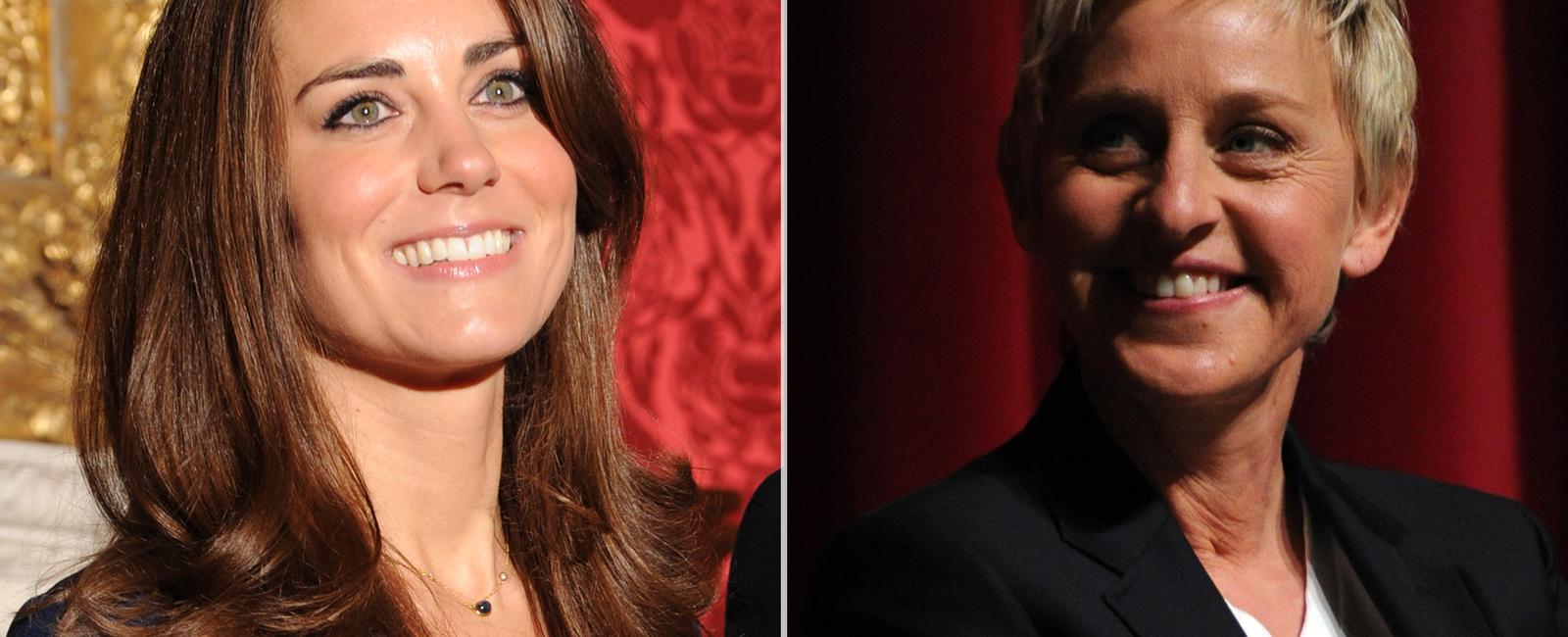 Ellen degeneres is distantly related to kate middleton