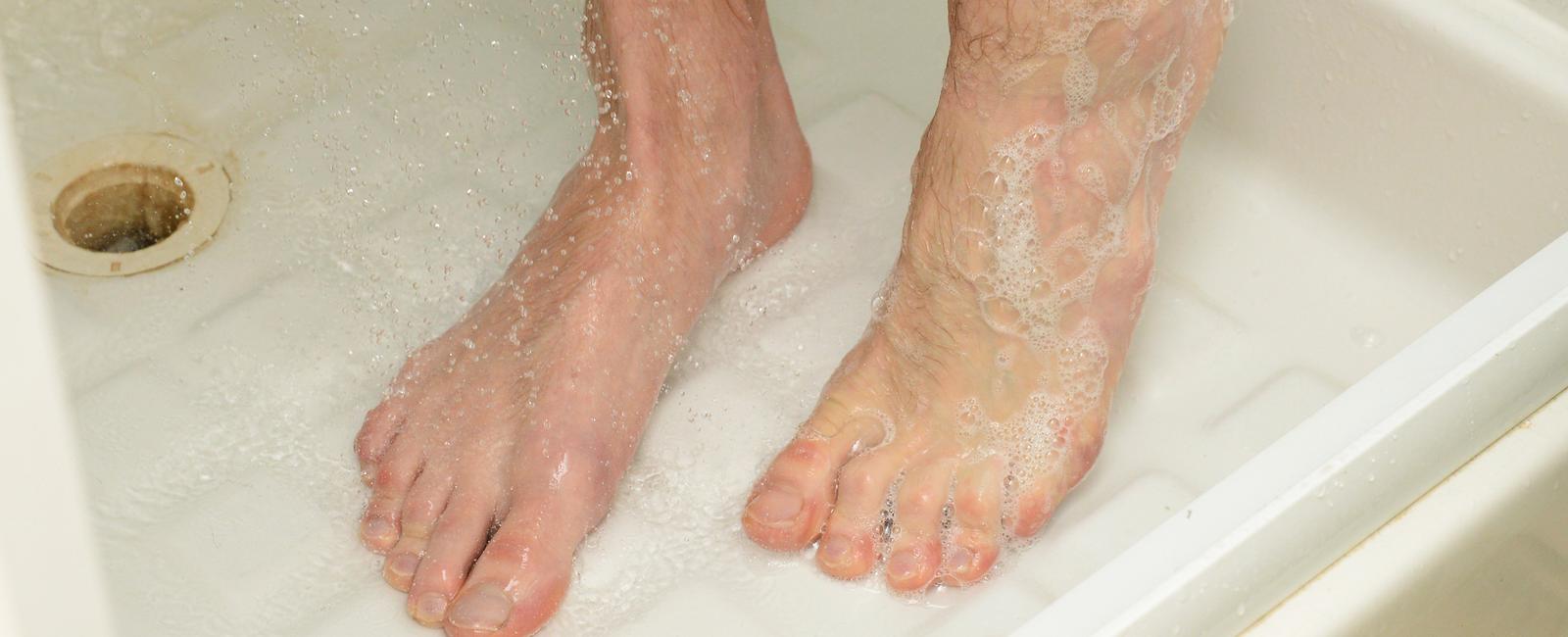 The human feet perspire half a pint of fluid a day