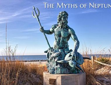 Neptune is named after the roman god of the sea and its 14 moons are named after lesser sea gods and nymphs from greek mythology