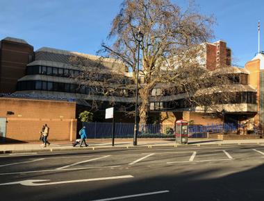 Buckingham palace has its own police station and post office