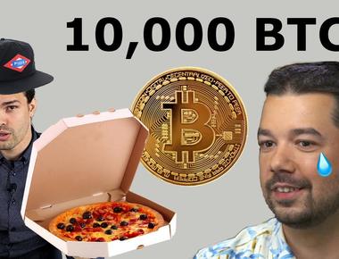 Someone in 2010 bought 2 pizzas with 10 000 bitcoins which 7 years later would be worth 20 million