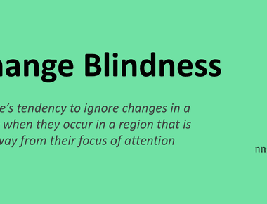 People frequently not noticing massive changes is an example of change blindness or inattention blindness it s a result of info overload so the brain doesn t fully process information