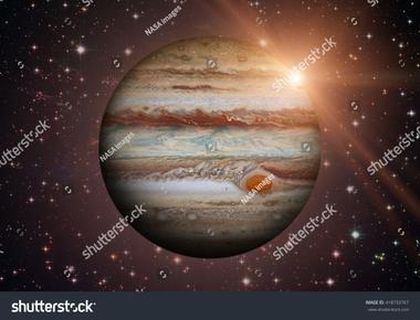 Jupiter is the fifth planet from the sun and is about 483 million miles 777 million kilometers away from it