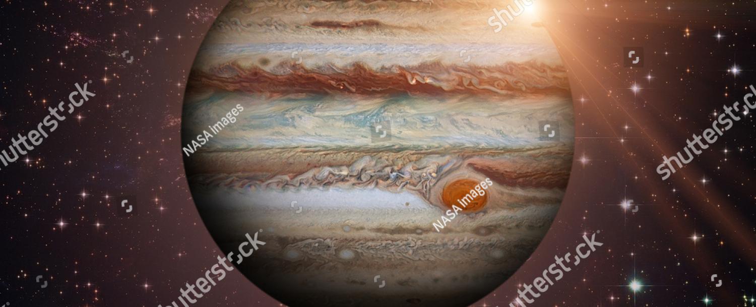 Jupiter is the fifth planet from the sun and is about 483 million miles 777 million kilometers away from it