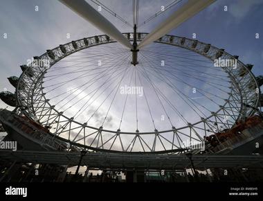 The famous london eye is the tallest observation wheel in the world each of its rotations from start to finish takes about 30 minutes