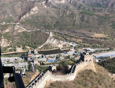 The great wall of china is approximately 6 430 km long 3 995 miles