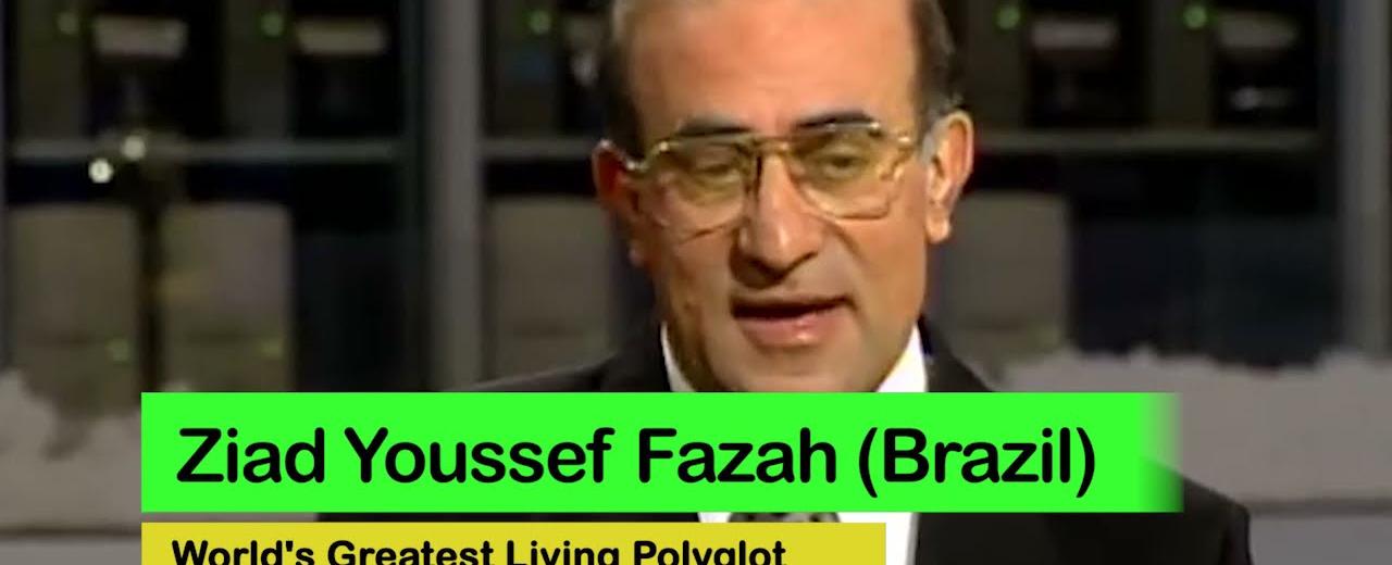 Ziad fazah of lebanon holds the guinness world record for most languages spoken fazah claims he is fluent in 59 languages including arabic polish thai urdu norwegian and more