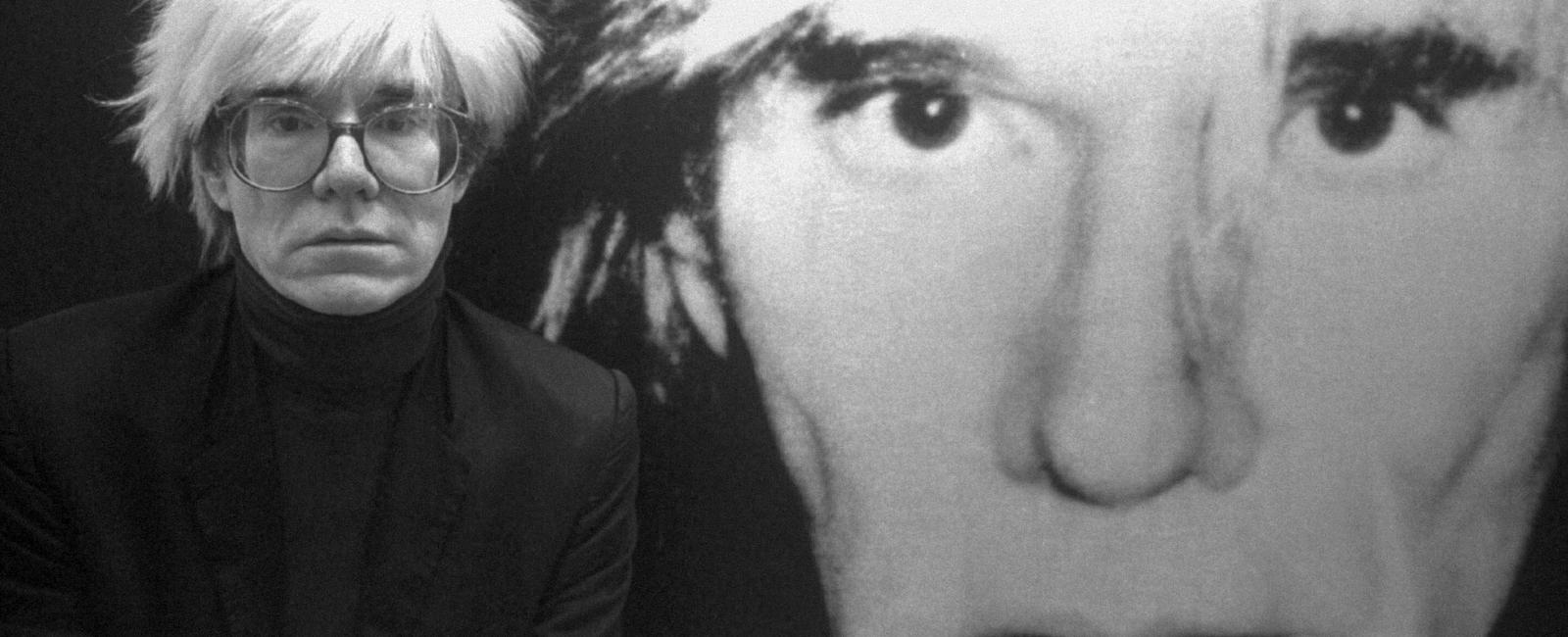 Andy warhol known for his silver white hair was actually wearing a wig he went bald in his early twenties