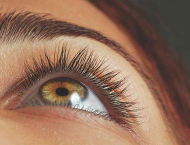 The average lifespan of an eyelash is about five months