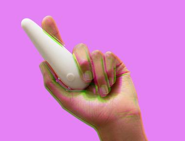 Holding a vibrator against a person s throat relaxes the vocal muscles thereby improving their voice quality