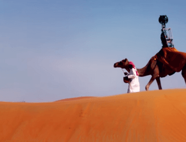 Google once hired a camel to capture street views in the desert