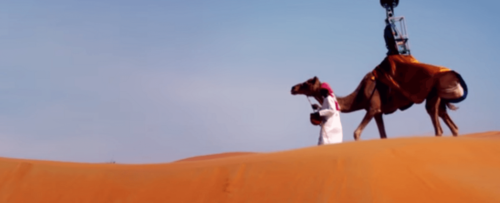 Google once hired a camel to capture street views in the desert
