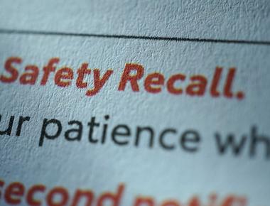 In 1974 the consumer product safety commission recalled 80 000 toy safety buttons because lead paint breaking clips and sharp edges made them unsafe to use