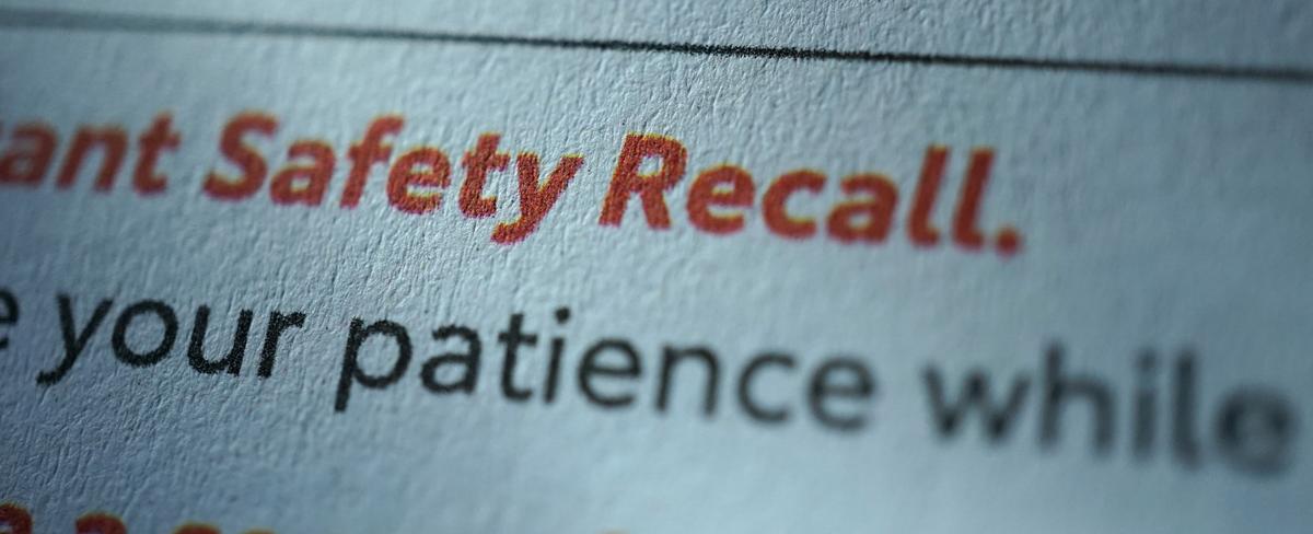 In 1974 the consumer product safety commission recalled 80 000 toy safety buttons because lead paint breaking clips and sharp edges made them unsafe to use