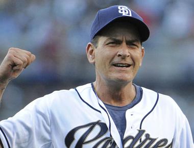 Charlie sheen once bought 2 600 seats at a baseball game so he could catch a home run ball