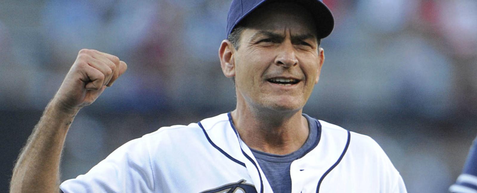 Charlie sheen once bought 2 600 seats at a baseball game so he could catch a home run ball