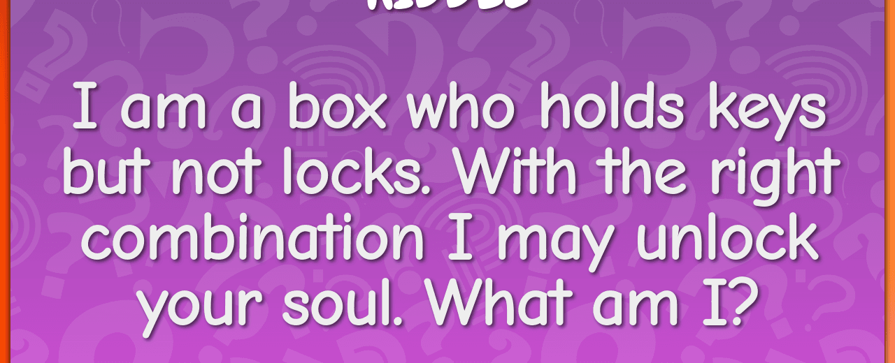 I am a box who holds keys but not locks with the right combination i may unlock your soul what am i piano