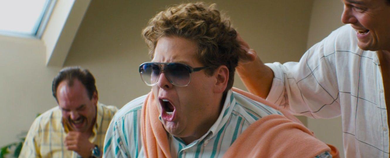 The actors on the wold of wall street snorted crushed b vitamins for scenes that involved cocaine jonah hill claimed that he eventually became sick with bronchitis after so much inhaling and had to be hospitalized