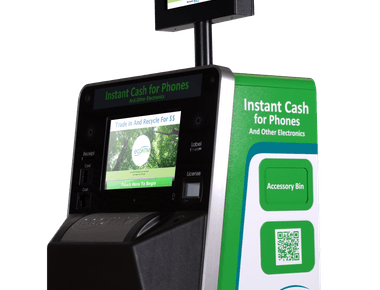 An ecoatm looks like a normal atm in reality it recycles your old technology cell phones tablets etc and pays you the amount it is currently worth