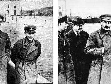 Russian dictator joseph stalin often had photos retouched to remove people who had died or been removed from office